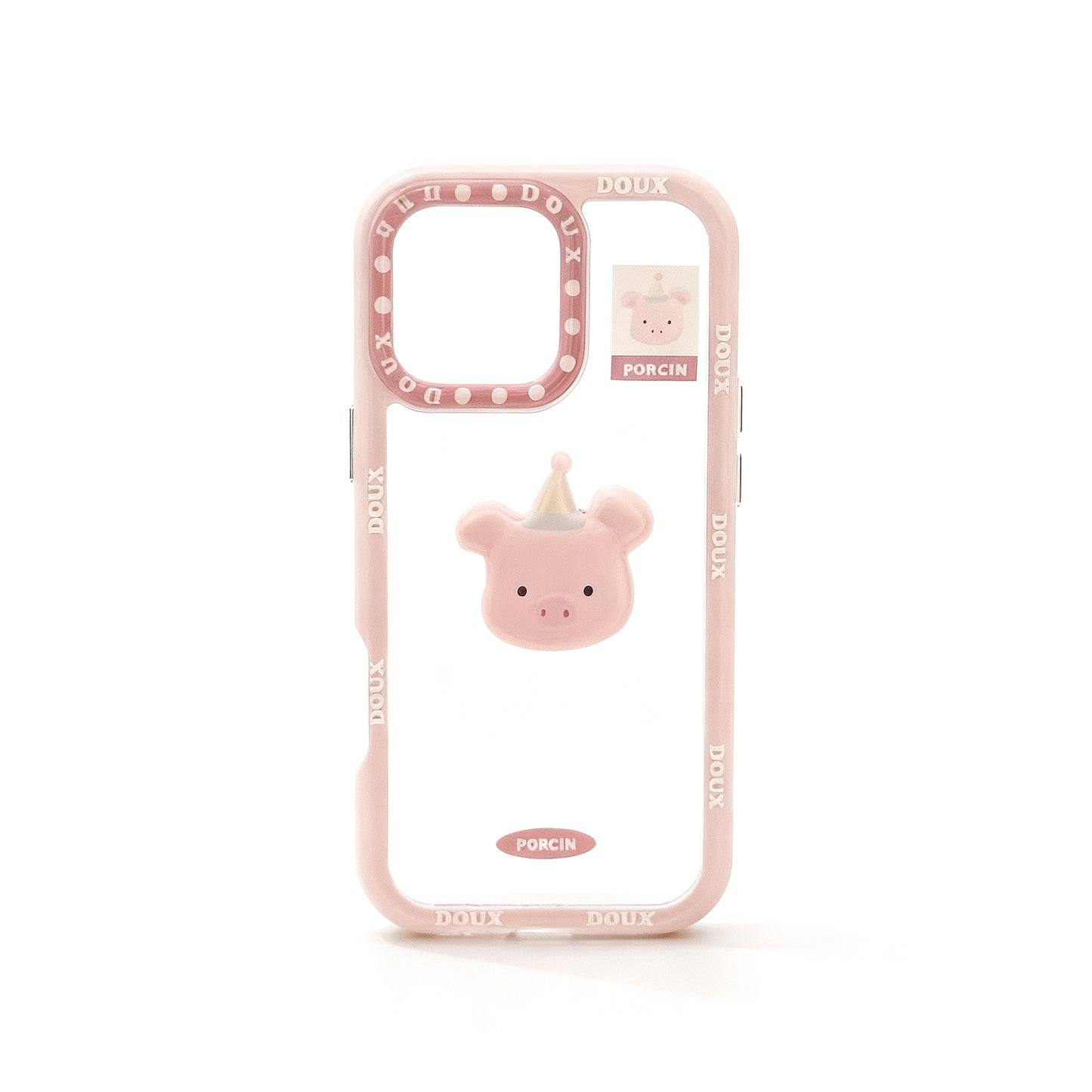 Cute Animal Design Acrylic Phone Case for iPhone
