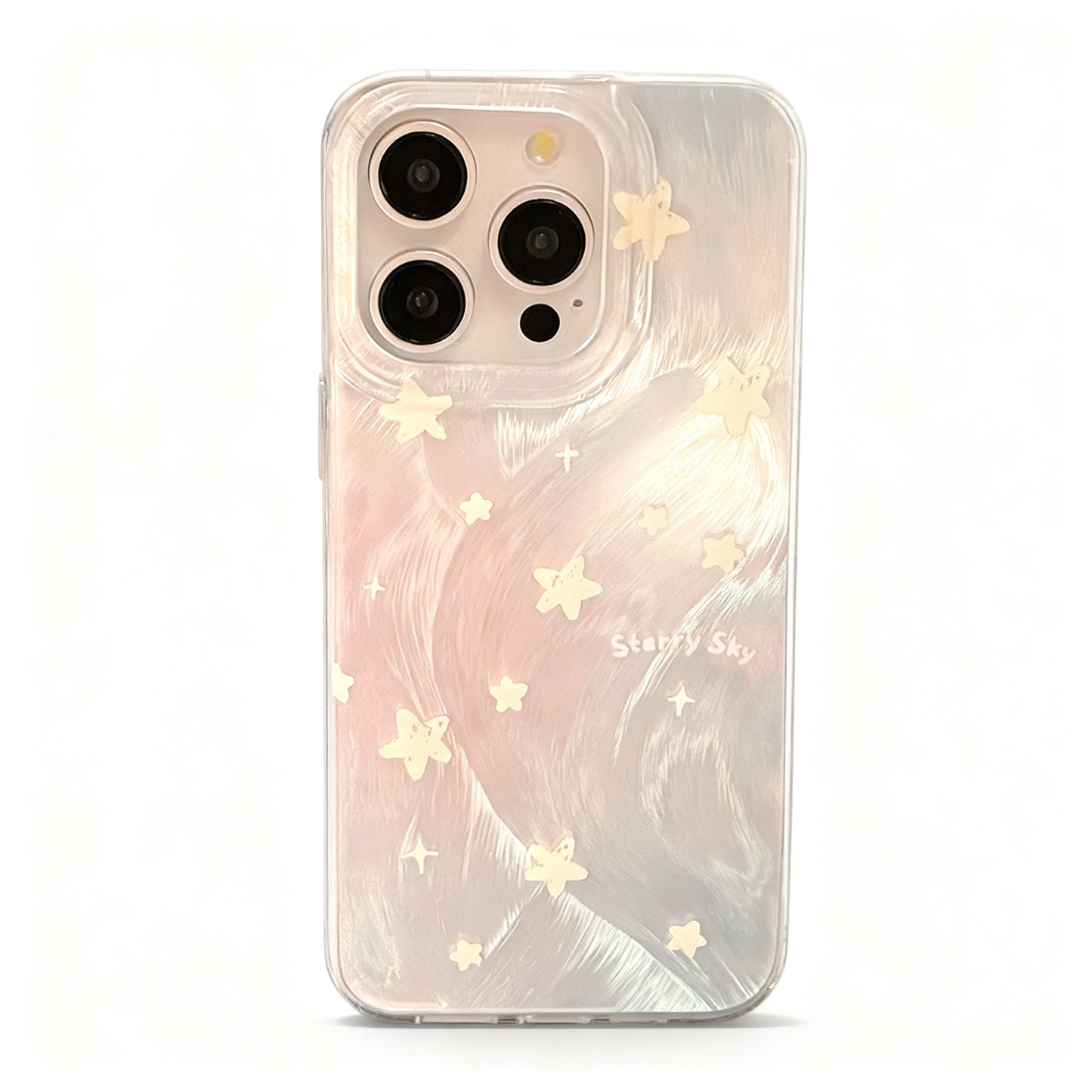 Iridescent Gradient Star Shockproof Phone Case for iPhone