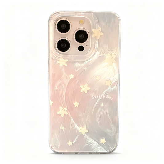 Iridescent Gradient Star Shockproof Phone Case for iPhone