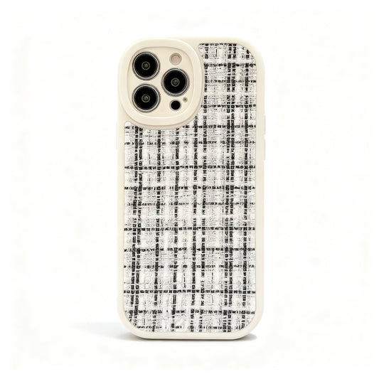 Soft Pink Houndstooth Pattern Phone Case for iPhone