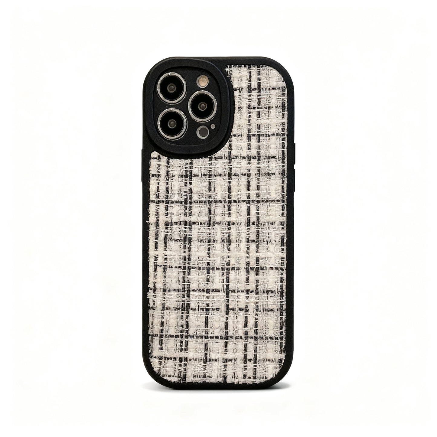 Soft Pink Houndstooth Pattern Phone Case for iPhone