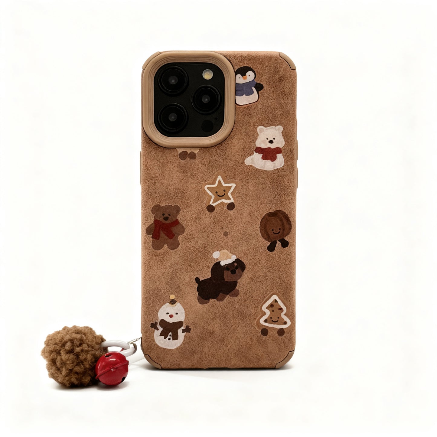 Cute Cartoon Sausage Soft Phone Case with Stand for iPhone