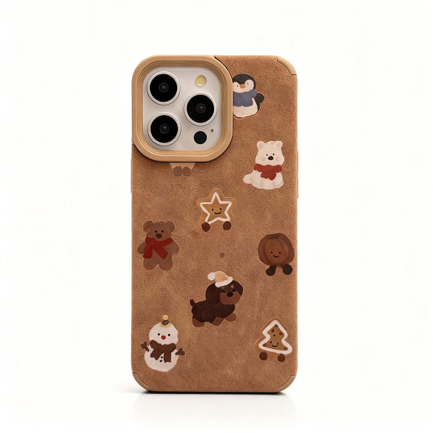 Cute Cartoon Sausage Soft Phone Case with Stand for iPhone