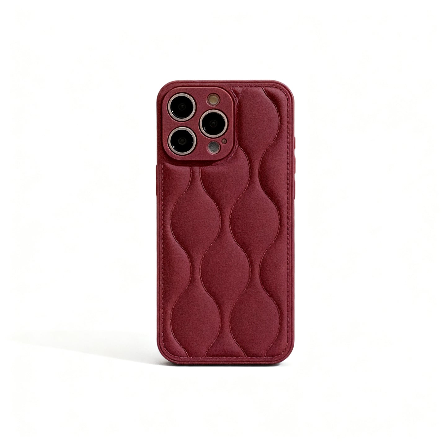 Soft Gray Wave Pattern Phone Case for iPhone