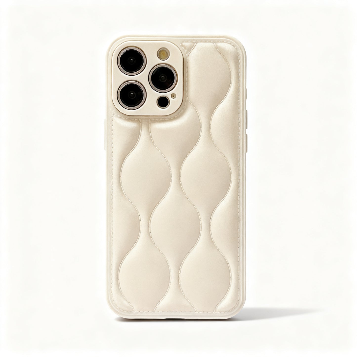 Soft Gray Wave Pattern Phone Case for iPhone