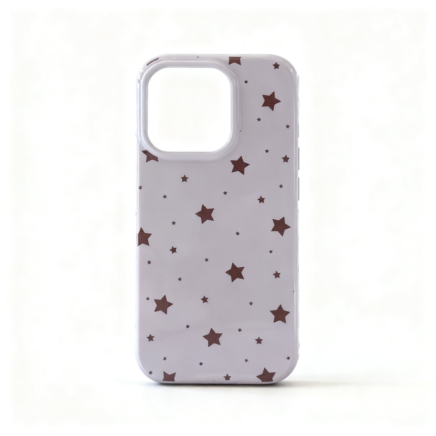 Brown Star Minimal Soft Phone Case for iPhone