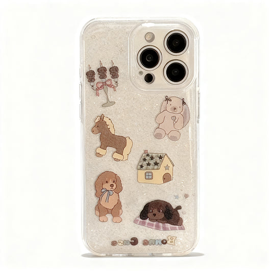 Cute Animal Pattern Soft Phone Case for iPhone