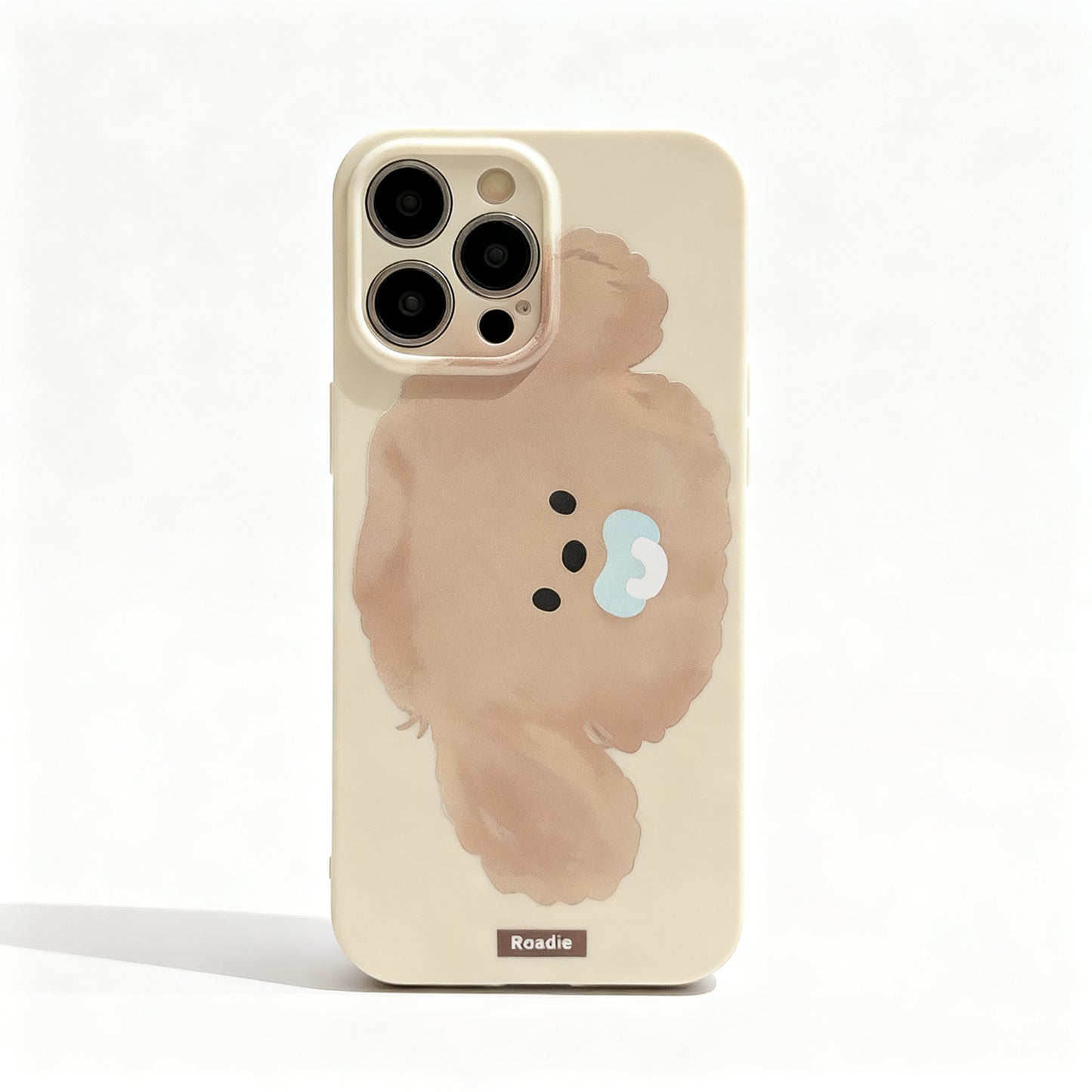 Cute Cartoon Dog Plush Phone Case for iPhone
