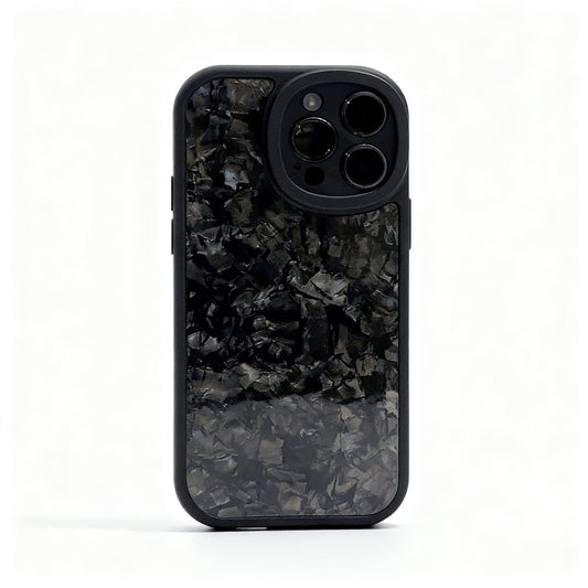 Minimalist Beige Shell Pattern Soft Phone Case for iPhone