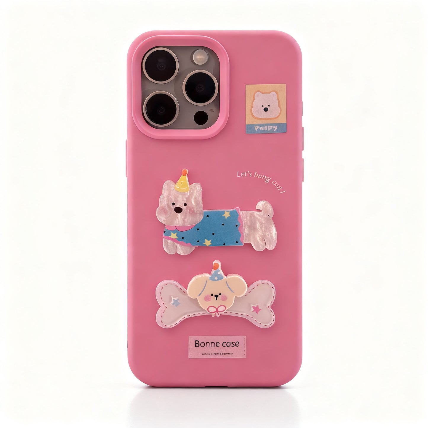 Cute Dog Bone Print Soft Phone Case for iPhone