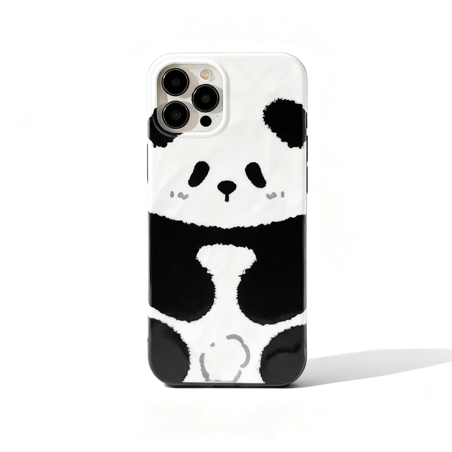 Cute Panda Print Soft Phone Case for iPhone