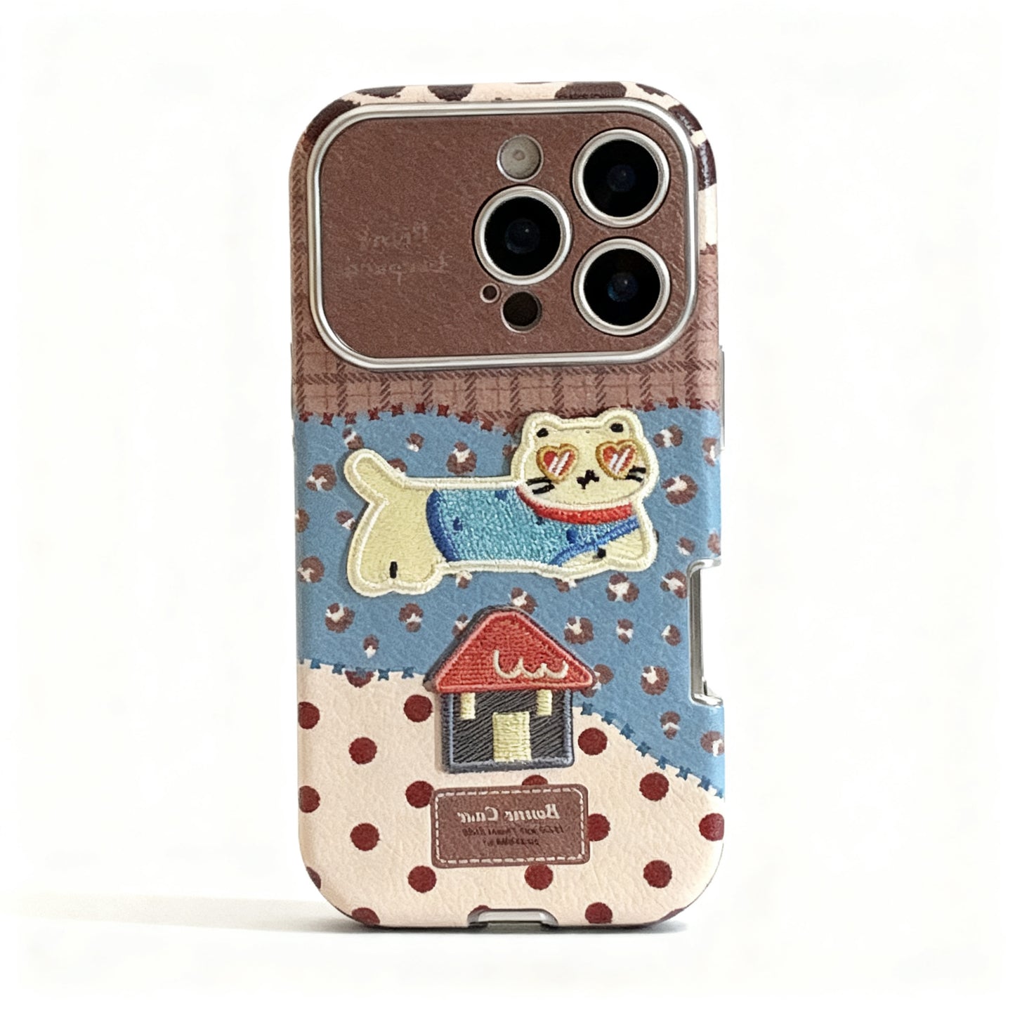 Vintage Leopard Cat Print Shockproof Phone Case for iPhone