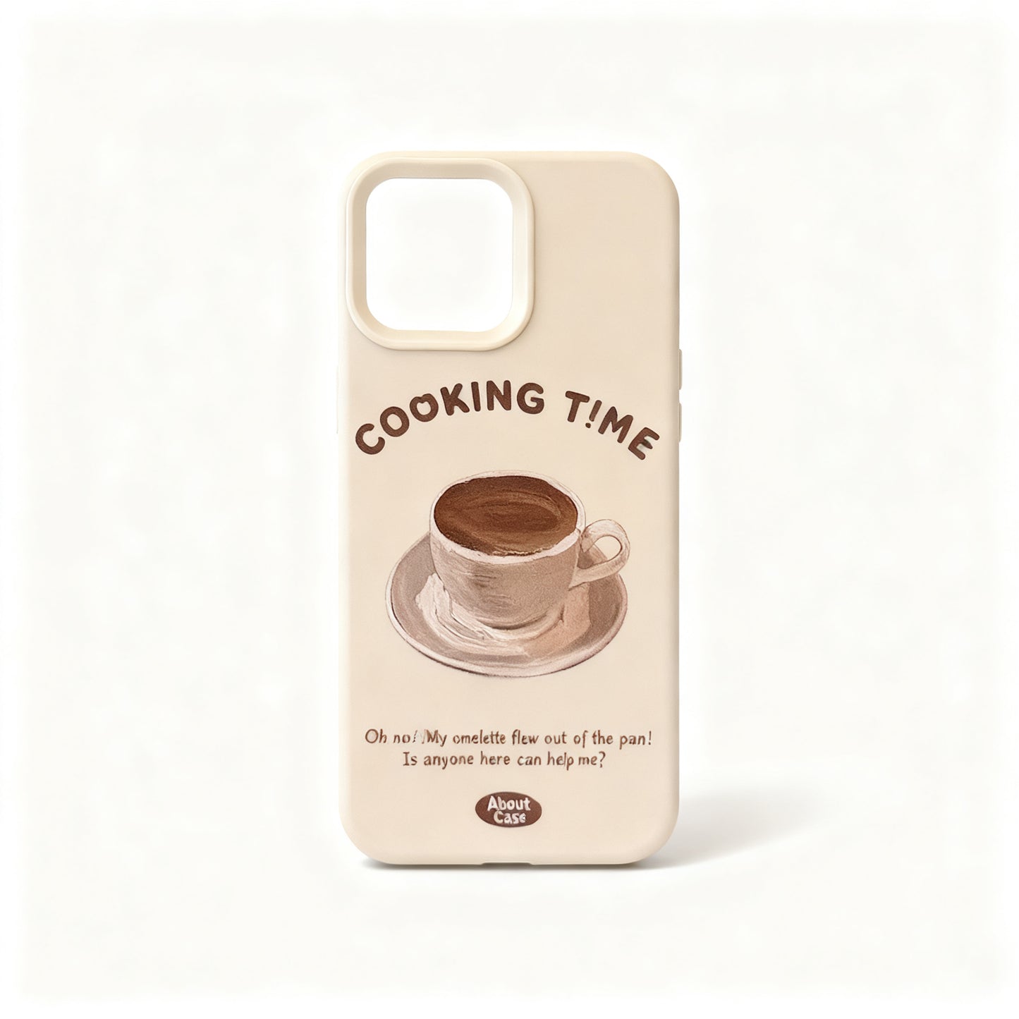 Vintage Coffee Cup Dessert Stand Phone Case for iPhone
