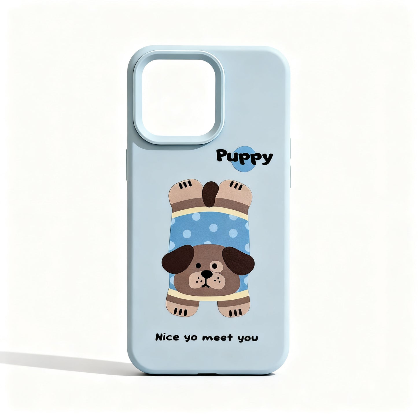 Cute Dog Pattern Soft Silicone Phone Case for iPhone
