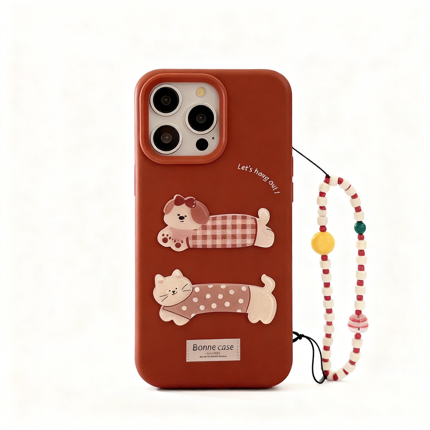 Vintage Red Cartoon Soft Phone Case for iPhone
