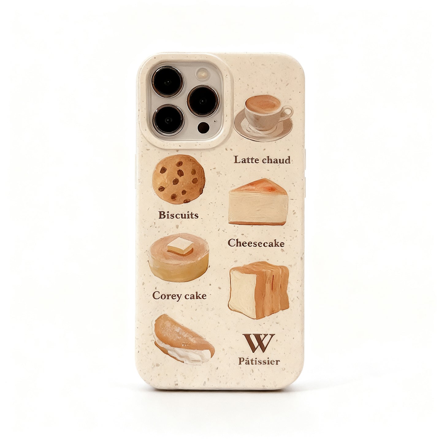 Vintage Wheat Straw Textured Phone Case for iPhone