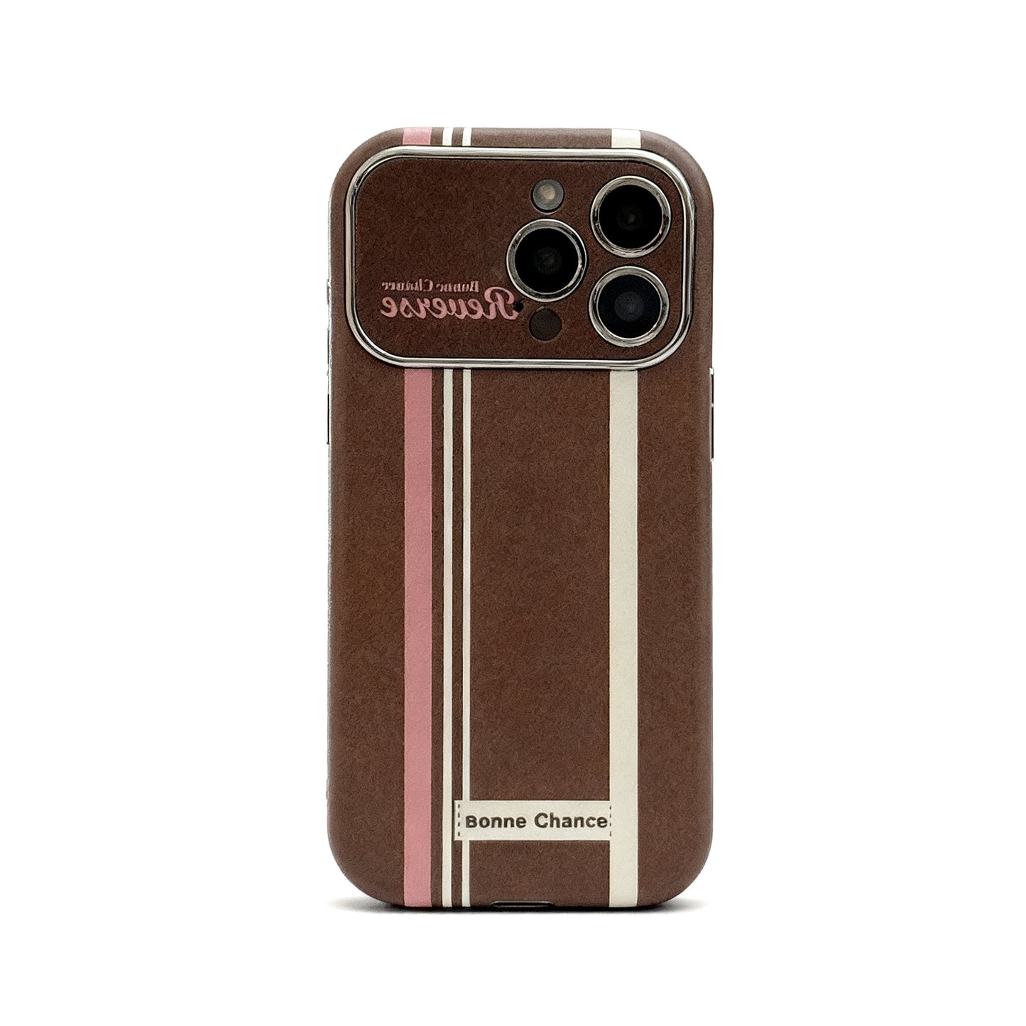 Vintage Striped Cute Stand Phone Case for iPhone