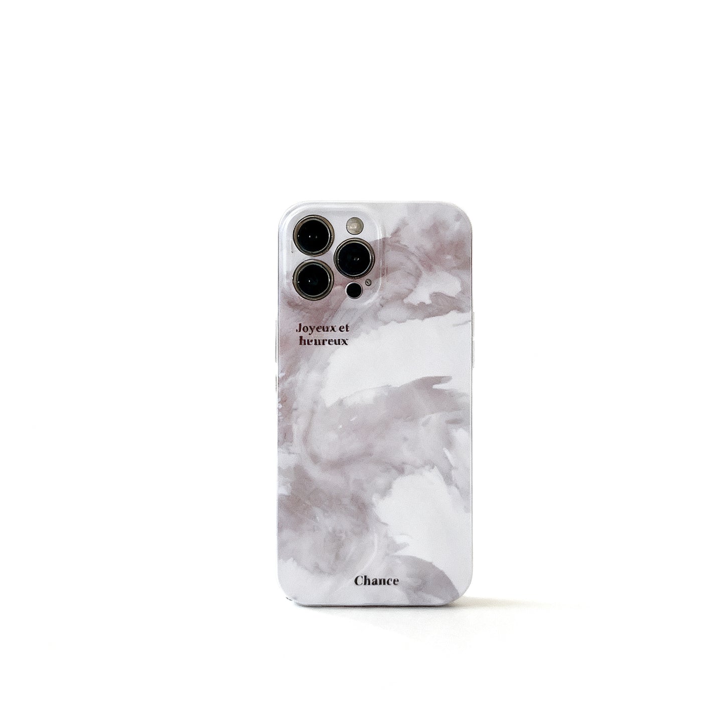 Minimalist Gray Marble Soft Phone Case for iPhone