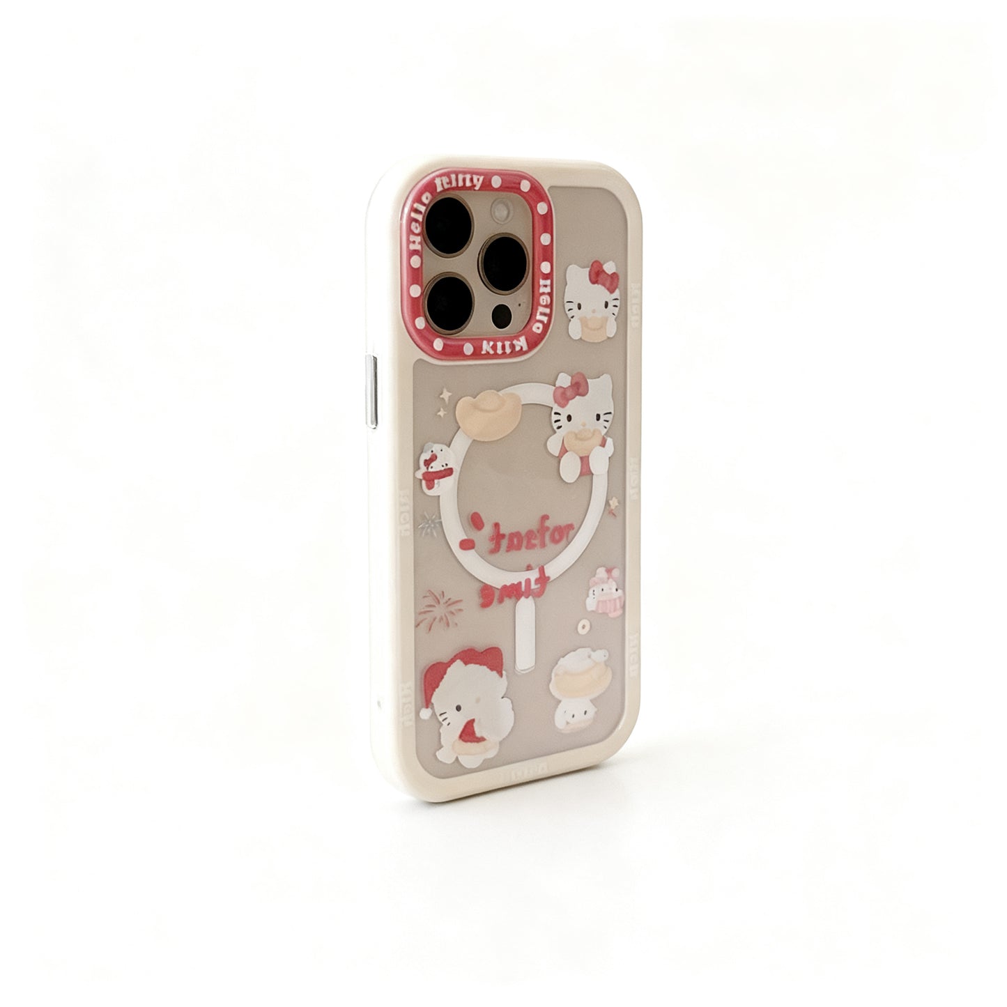 Cute Cat Design Magnetic Stand Phone Case for iPhone