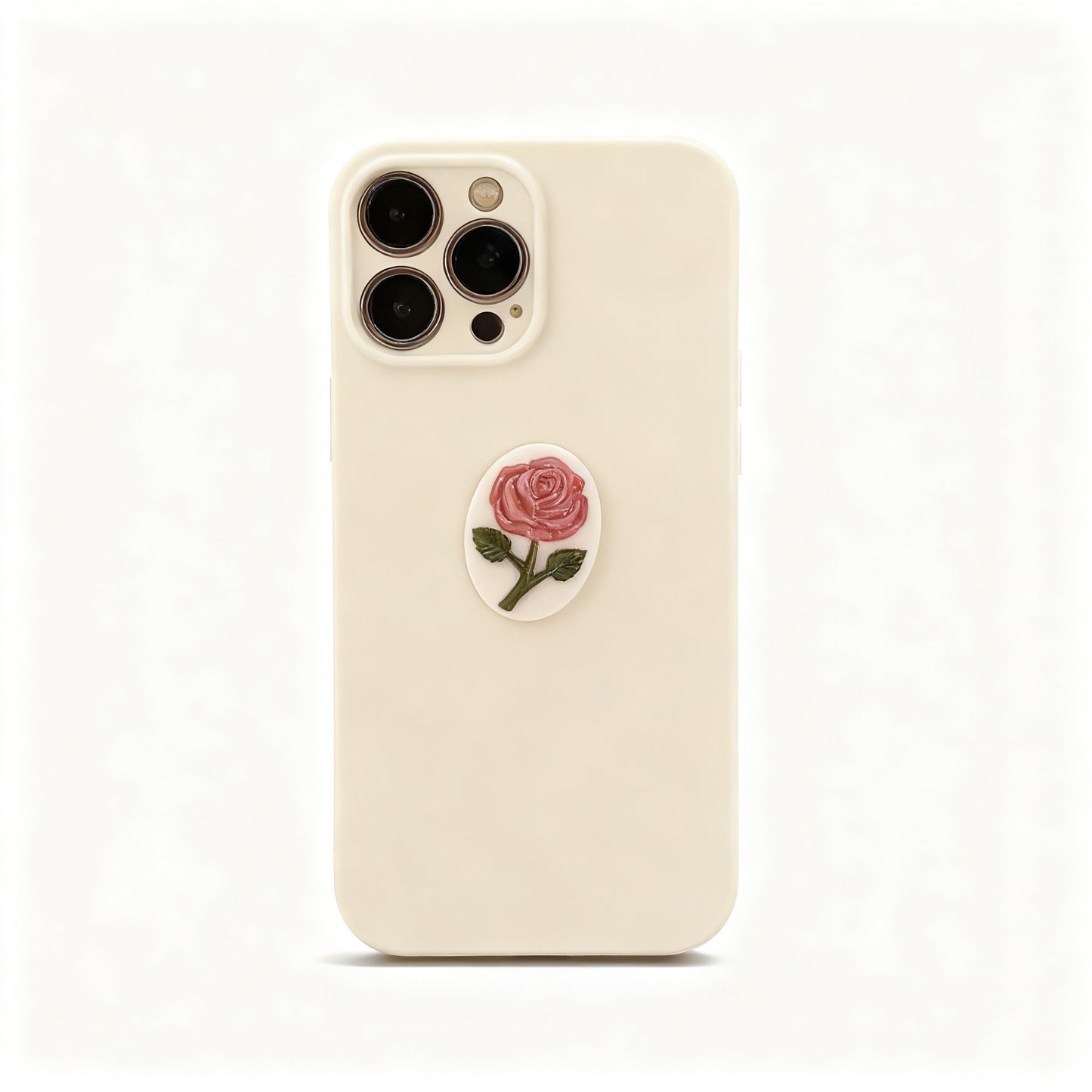 Soft Pink Lotus Rose 3D Phone Case for iPhone