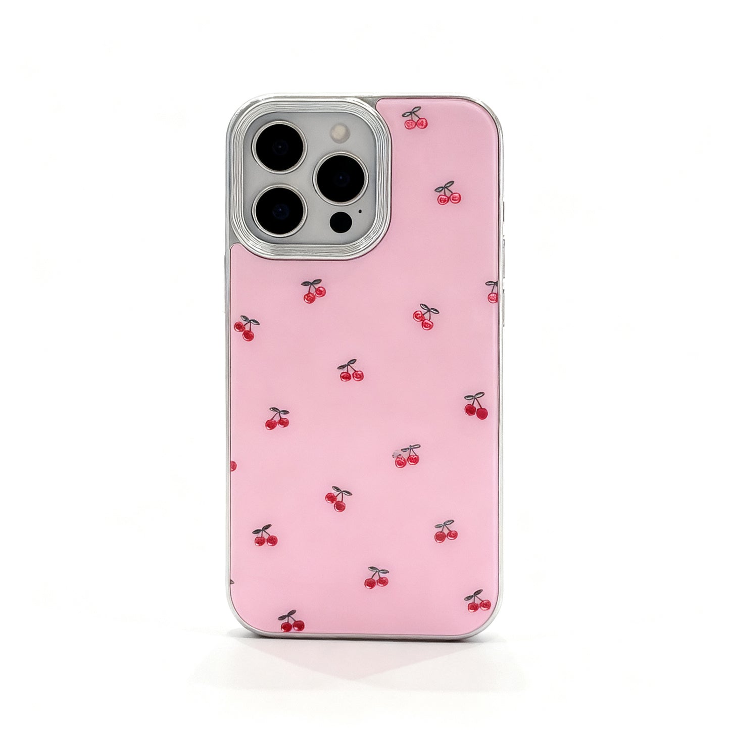 Gold Cherry Blossom Floral Shockproof Phone Case for iPhone