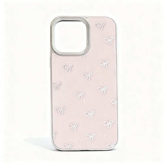 Gold Butterfly Bow Shockproof Phone Case for iPhone
