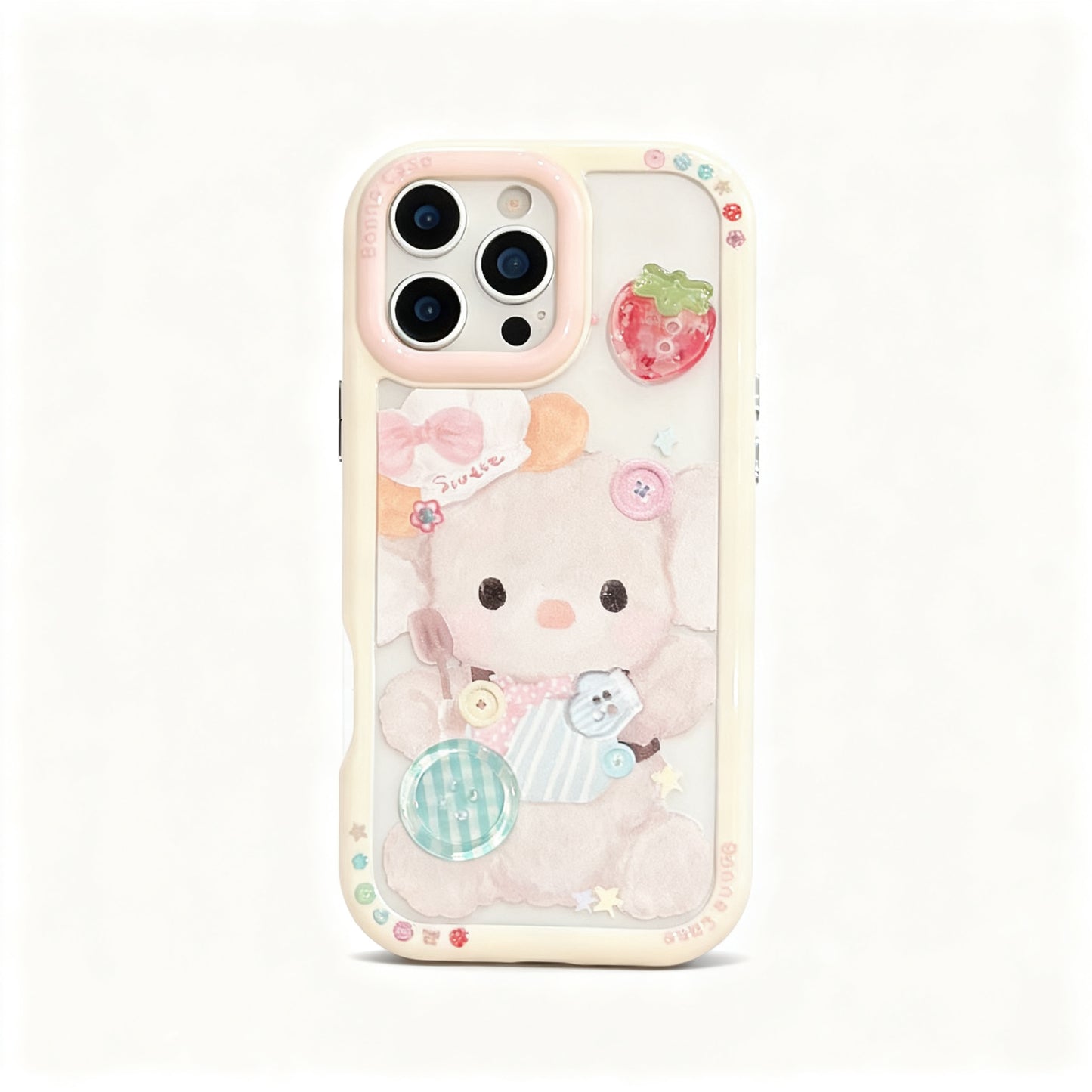 Cute Chef Animal Cartoon Phone Case for iPhone