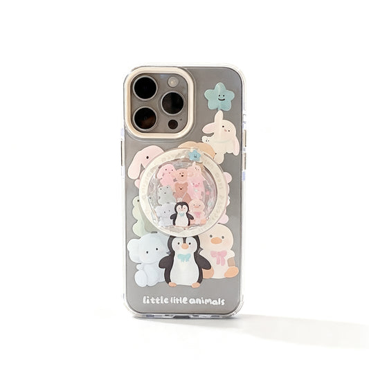 Cute Penguin Design Soft Shockproof Phone Case for iPhone