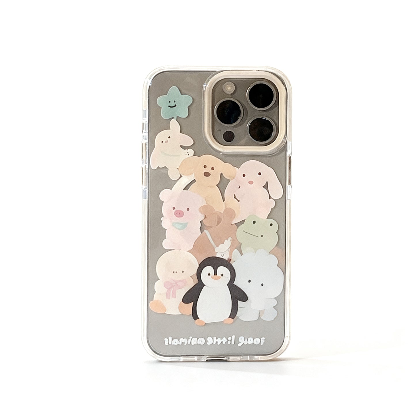 Cute Penguin Design Soft Shockproof Phone Case for iPhone