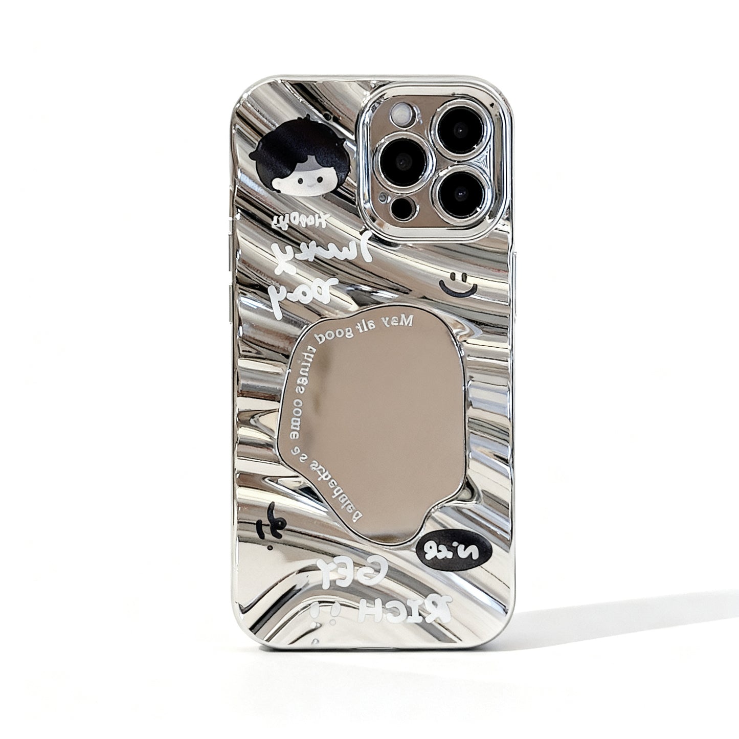 Cute Couple Design Glossy Phone Case for iPhone