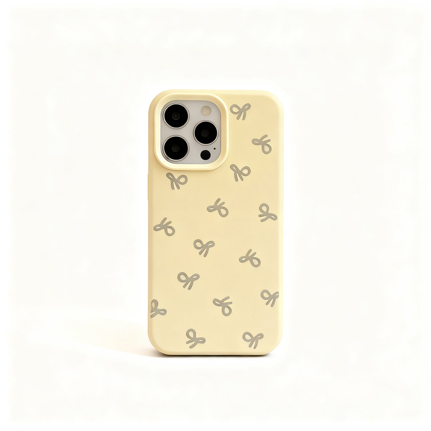Korean Style Soft Pink Butterfly Phone Case for iPhone