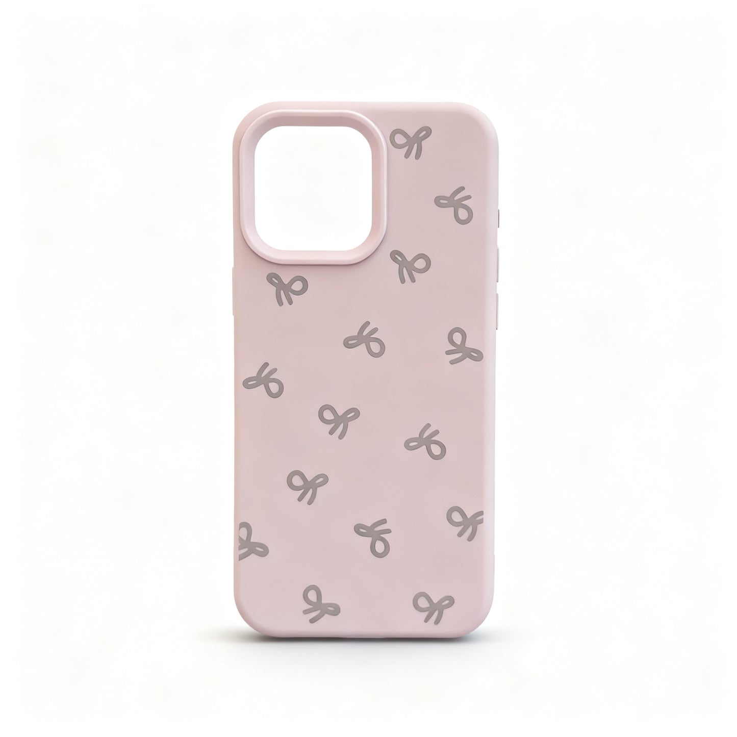 Korean Style Soft Pink Butterfly Phone Case for iPhone