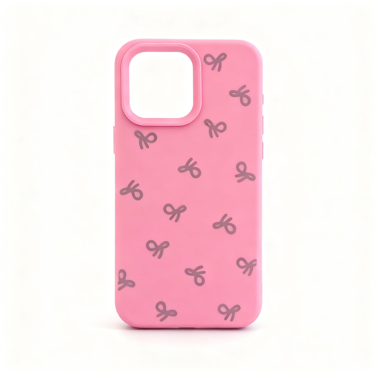 Korean Style Soft Pink Butterfly Phone Case for iPhone