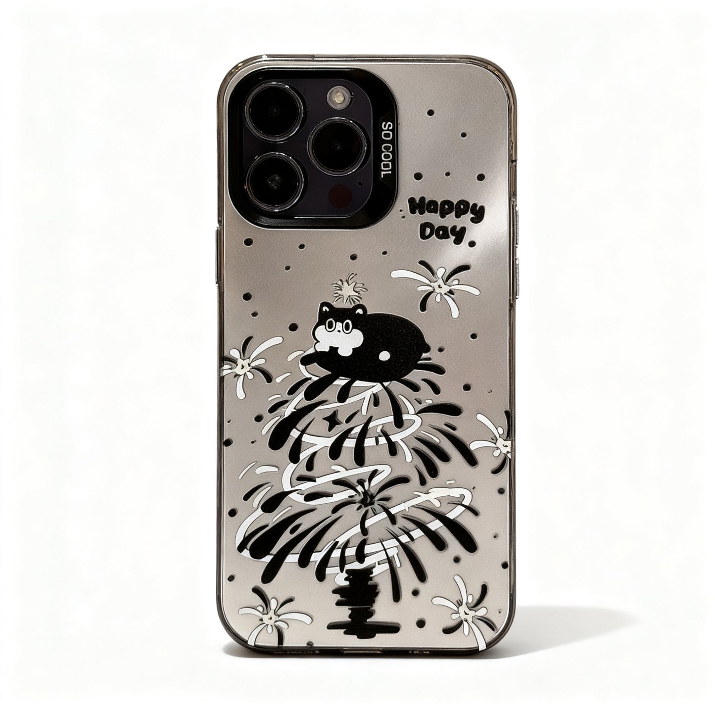Colorful Fireworks Christmas Tree Phone Case for iPhone