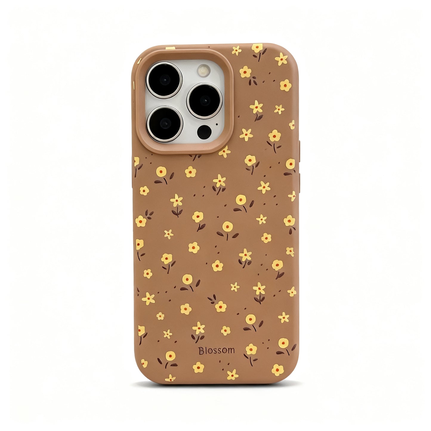 Vintage Floral Soft Silicone Phone Case for iPhone