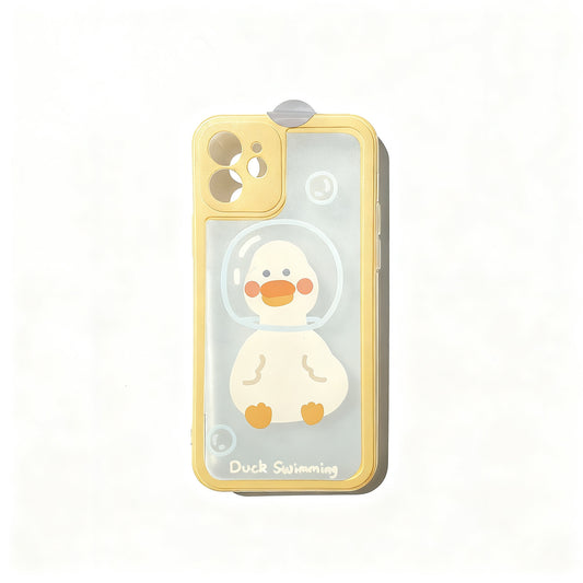 Cute Cartoon Duck Soft Phone Case for iPhone
