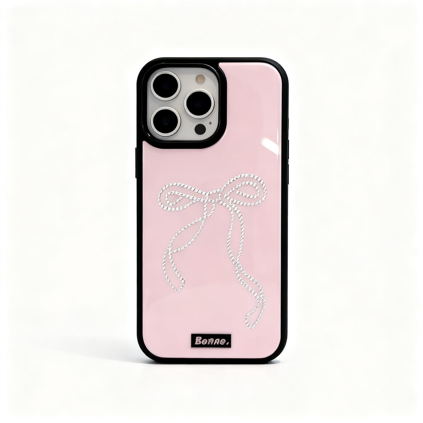 Cute Pink Butterfly Soft Phone Case for iPhone