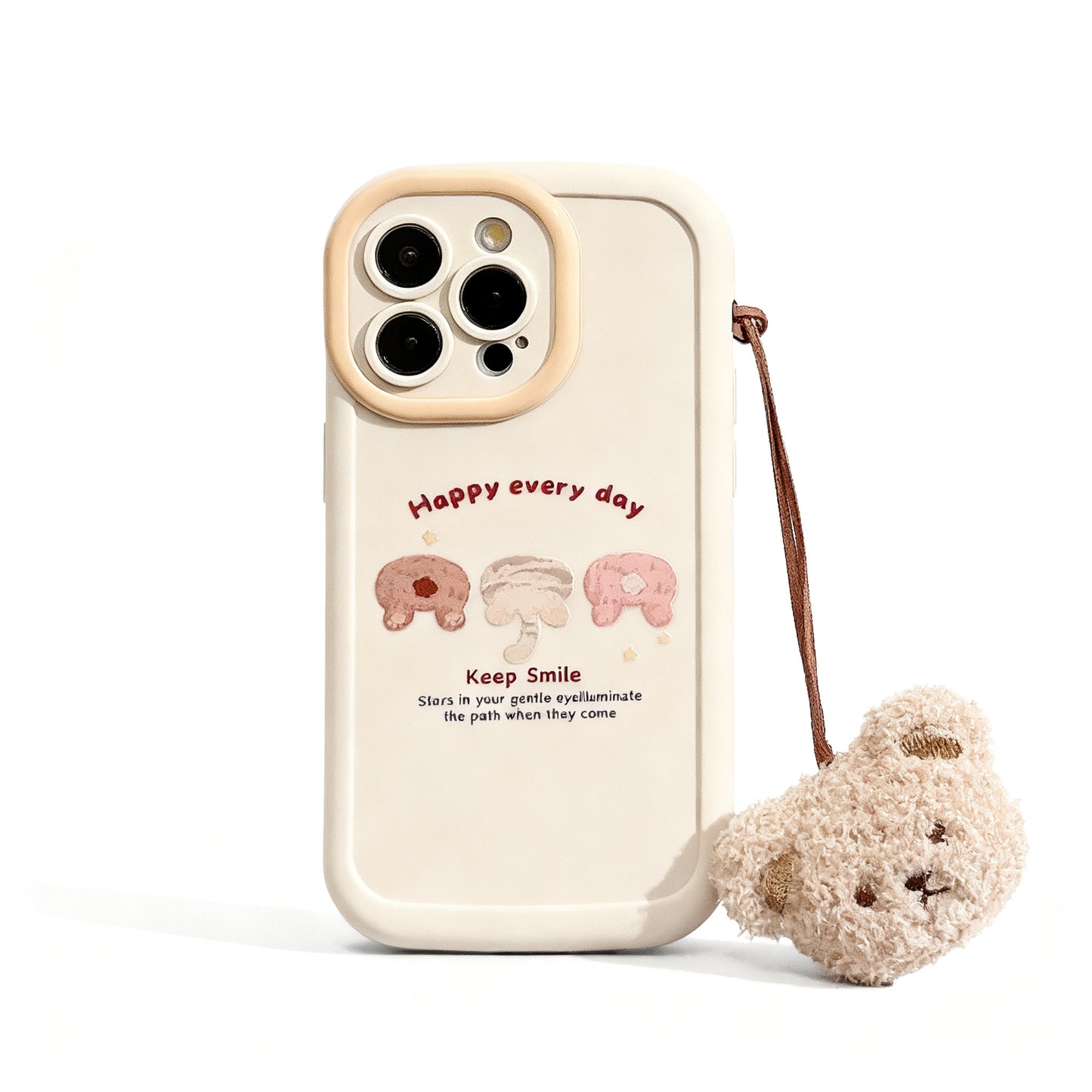 Cute Cat Butt Plush Phone Case for iPhone