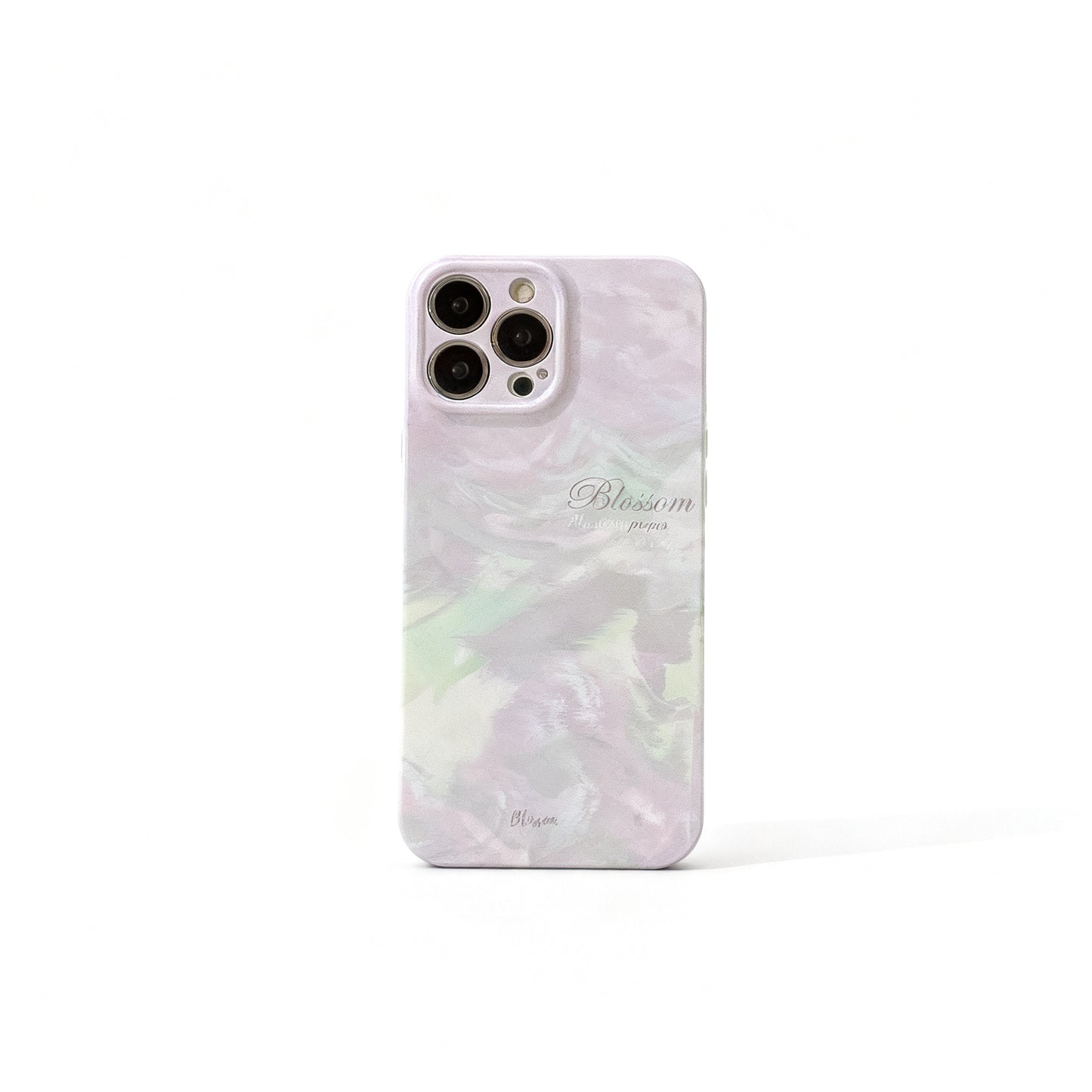 Iridescent Cloud Marble Slim Phone Case for iPhone