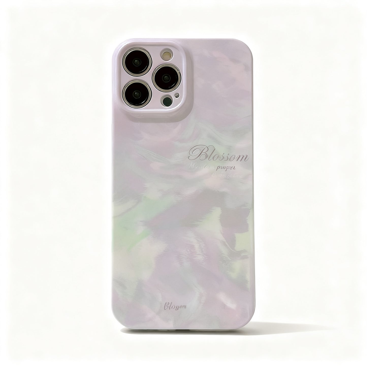 Iridescent Cloud Marble Slim Phone Case for iPhone