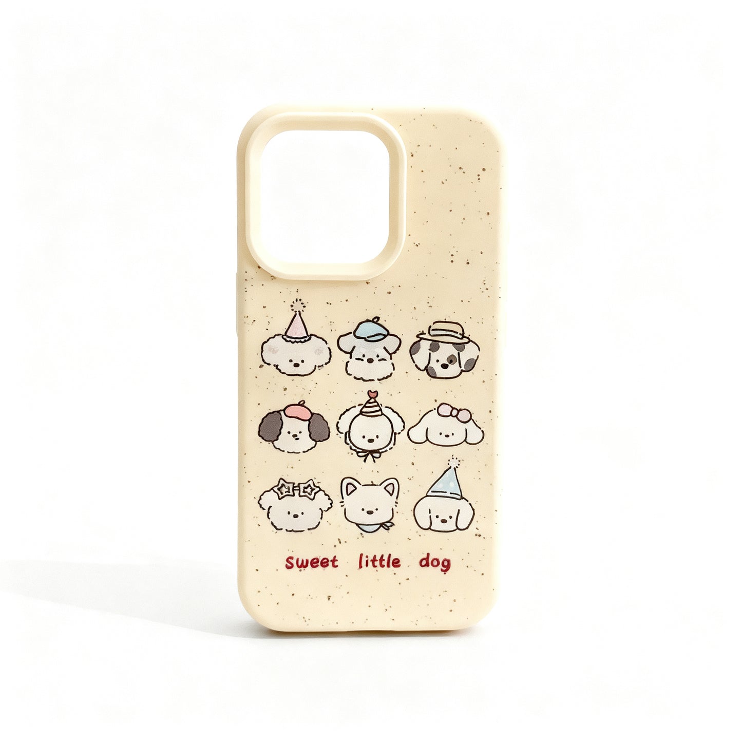 Soft Yellow Cartoon Dog Design Phone Case for iPhone
