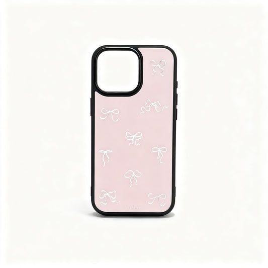 Pink Butterfly Glossy Phone Case for iPhone
