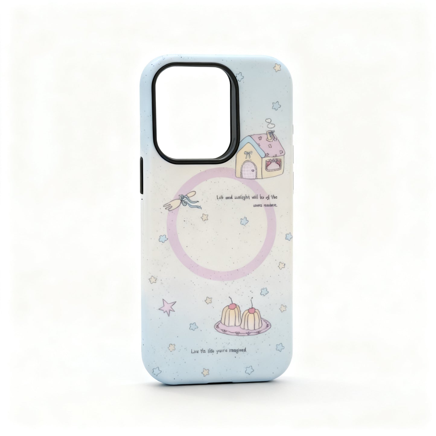 Cute Cat Design Magnetic Stand Phone Case for iPhone