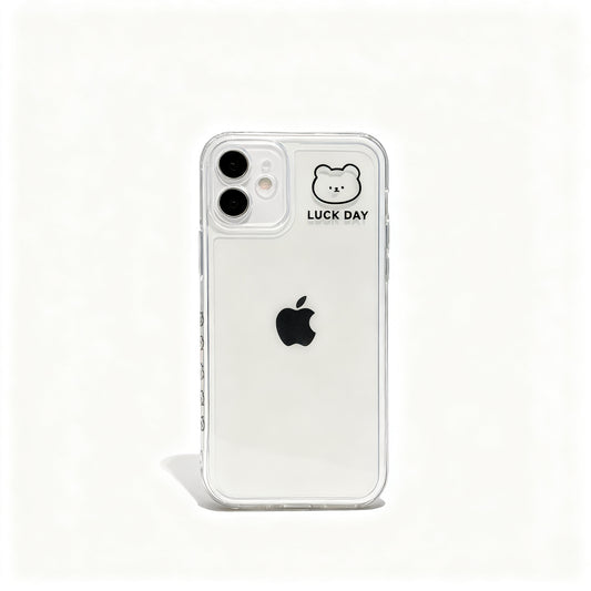 Soft Pink Minimalist Line Art Phone Case for iPhone