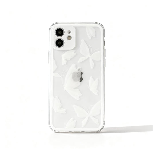 Vintage Butterfly Soft Phone Case for iPhone
