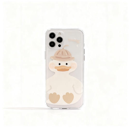 Cute Cartoon Clear Phone Case for iPhone