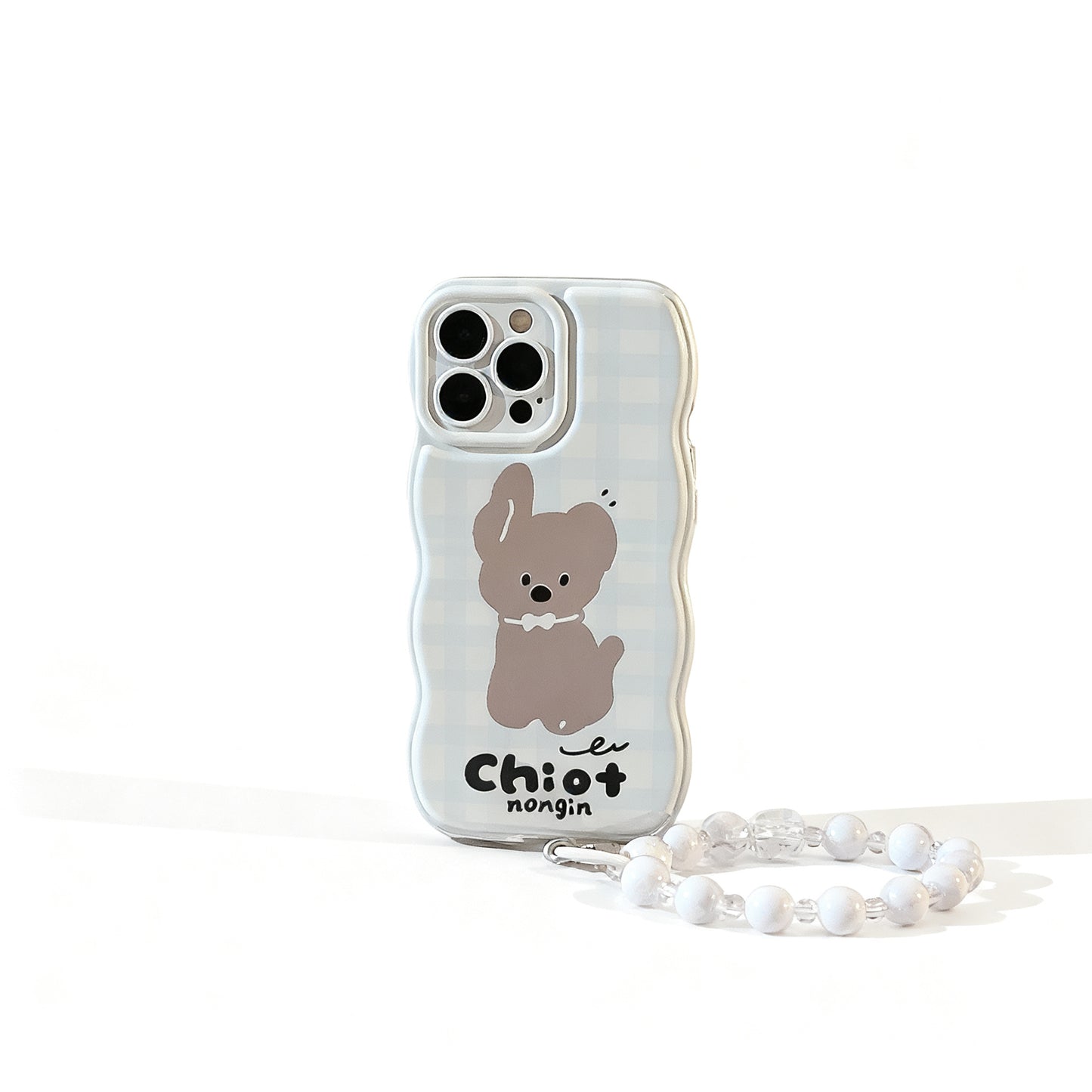 Korean Style Cute Dog Print Soft Phone Case for iPhone