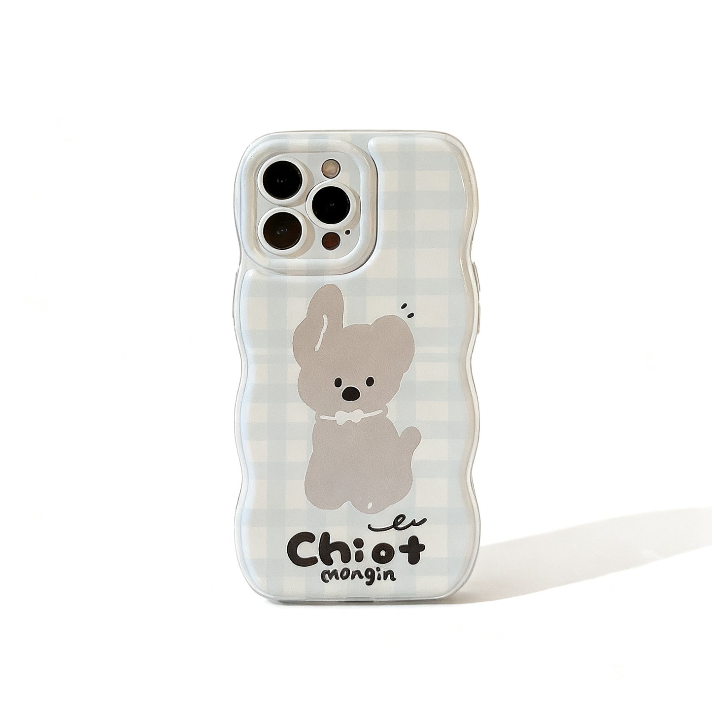 Korean Style Cute Dog Print Soft Phone Case for iPhone