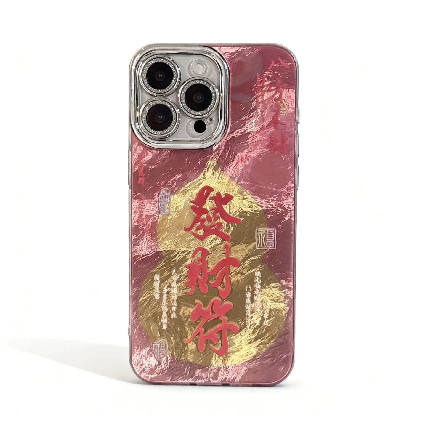 Gold Traditional Gourd Elegant Phone Case for iPhone