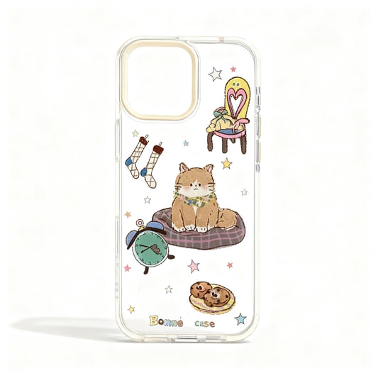 Cute Cat Cartoon Soft Phone Case for iPhone